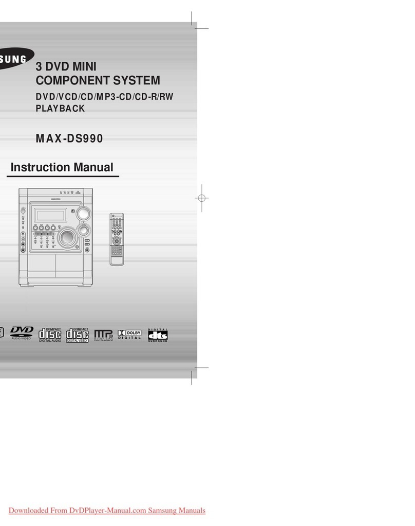 Samsung MAX-DS990 User manual