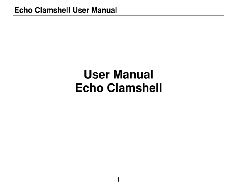 Echo Clamshell User manual