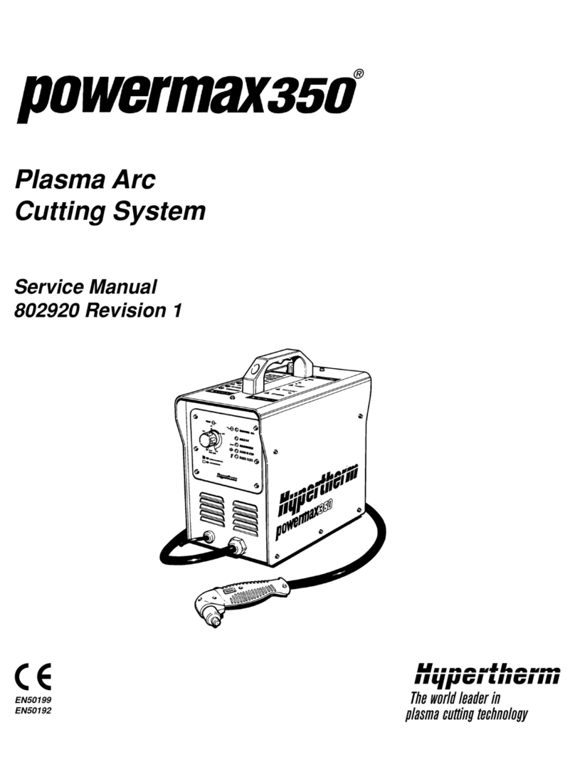 Hypertherm POWERMAX350 User manual