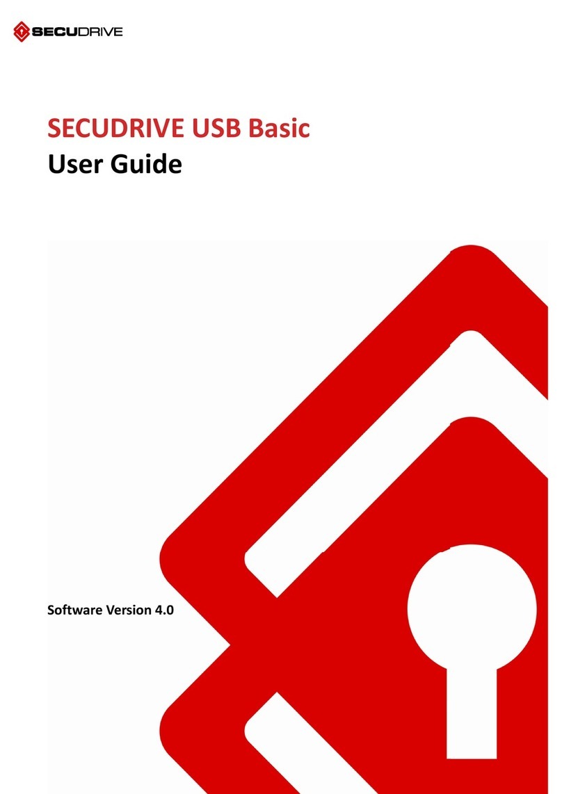 SECUDRIVE USB Basic User manual