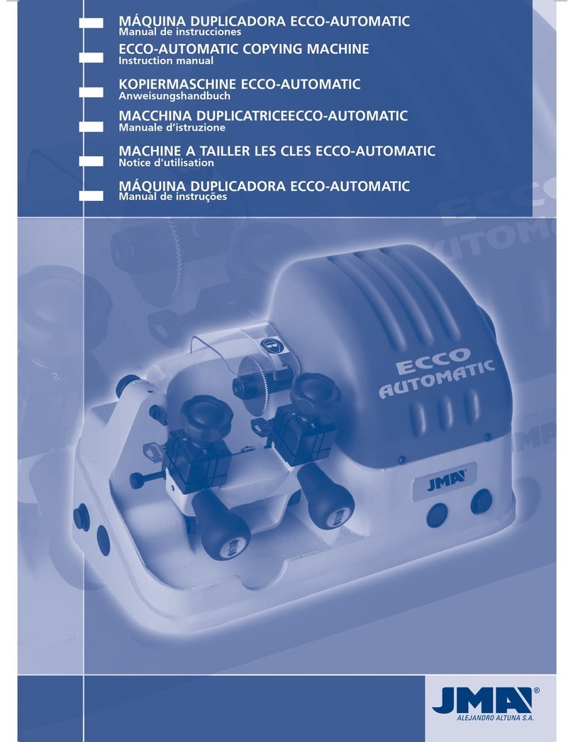 JMA ECCO-AUTOMATIC User manual