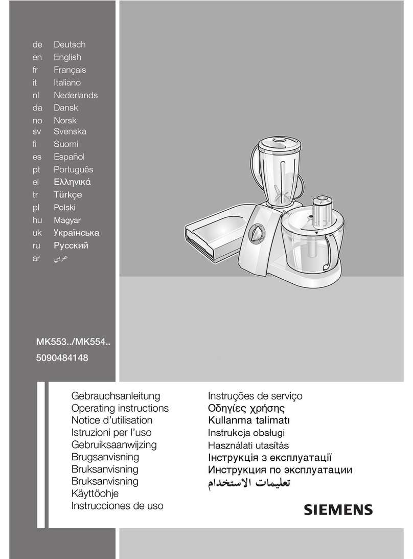 Siemens MK554 SERIES operating instructions
