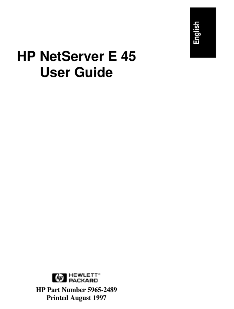 HP NetServer E 45 User manual