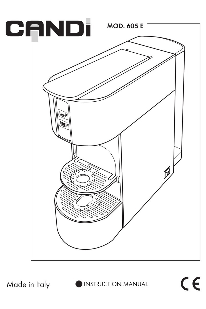 Candi 605 E User manual