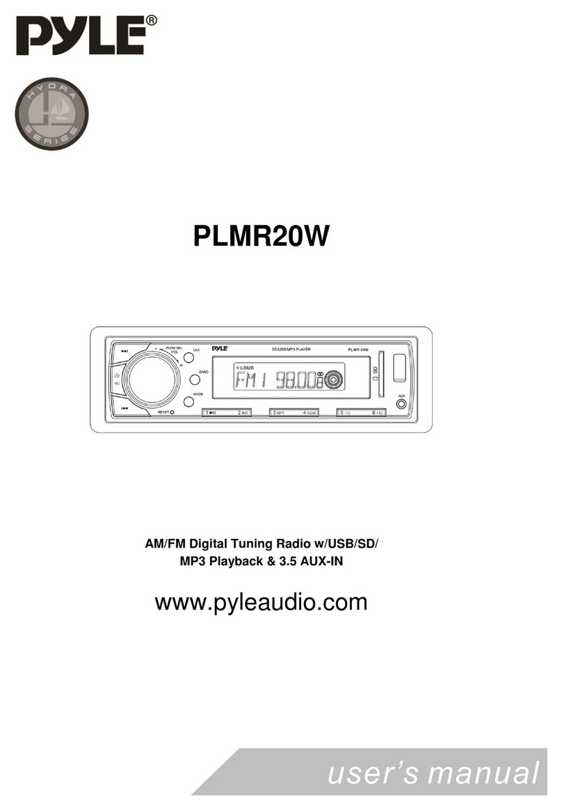 Pyle PLMR20W user manual
