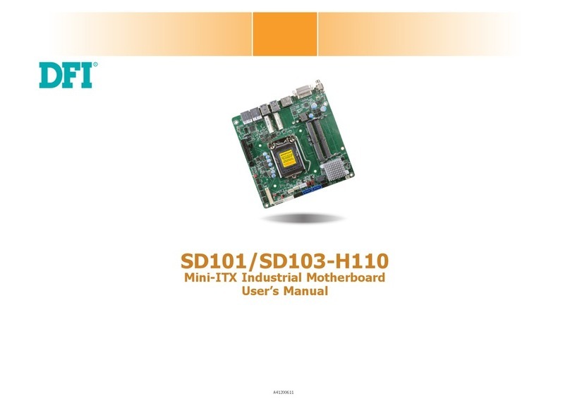 DFI SD101 User manual