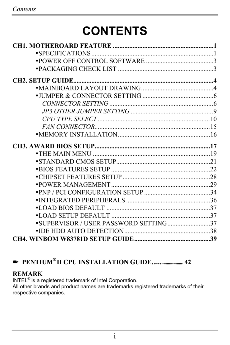 Procomp B683 User manual