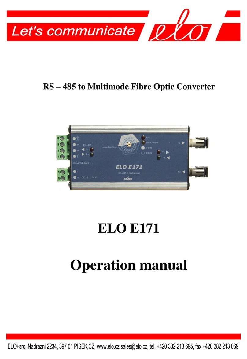 Elo TouchSystems E171 User manual Elo TouchSystems E171 User manual
