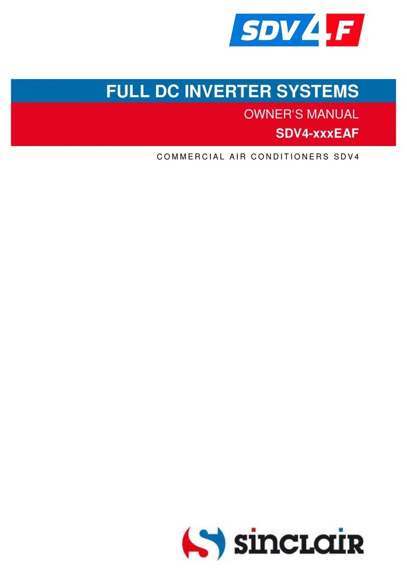 Sinclair SDV4 series User manual