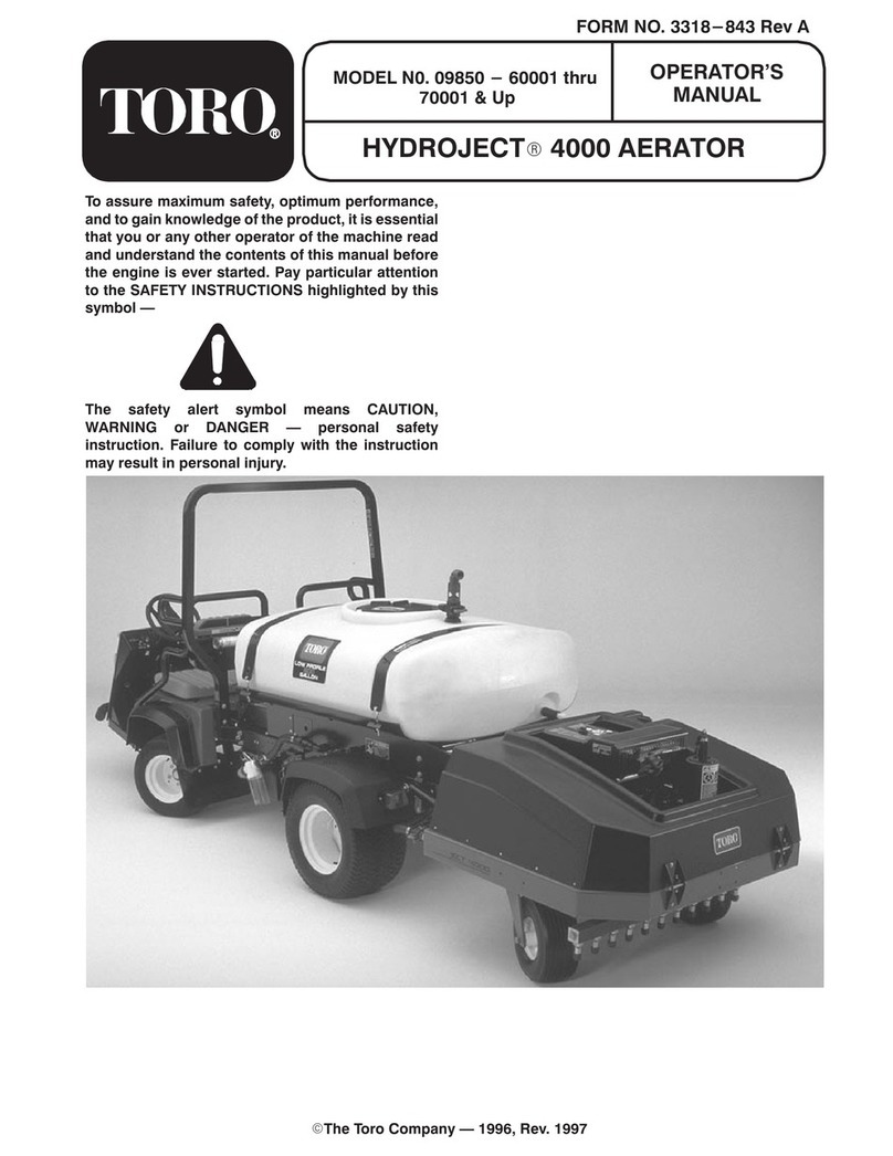 Toro 09850 User manual