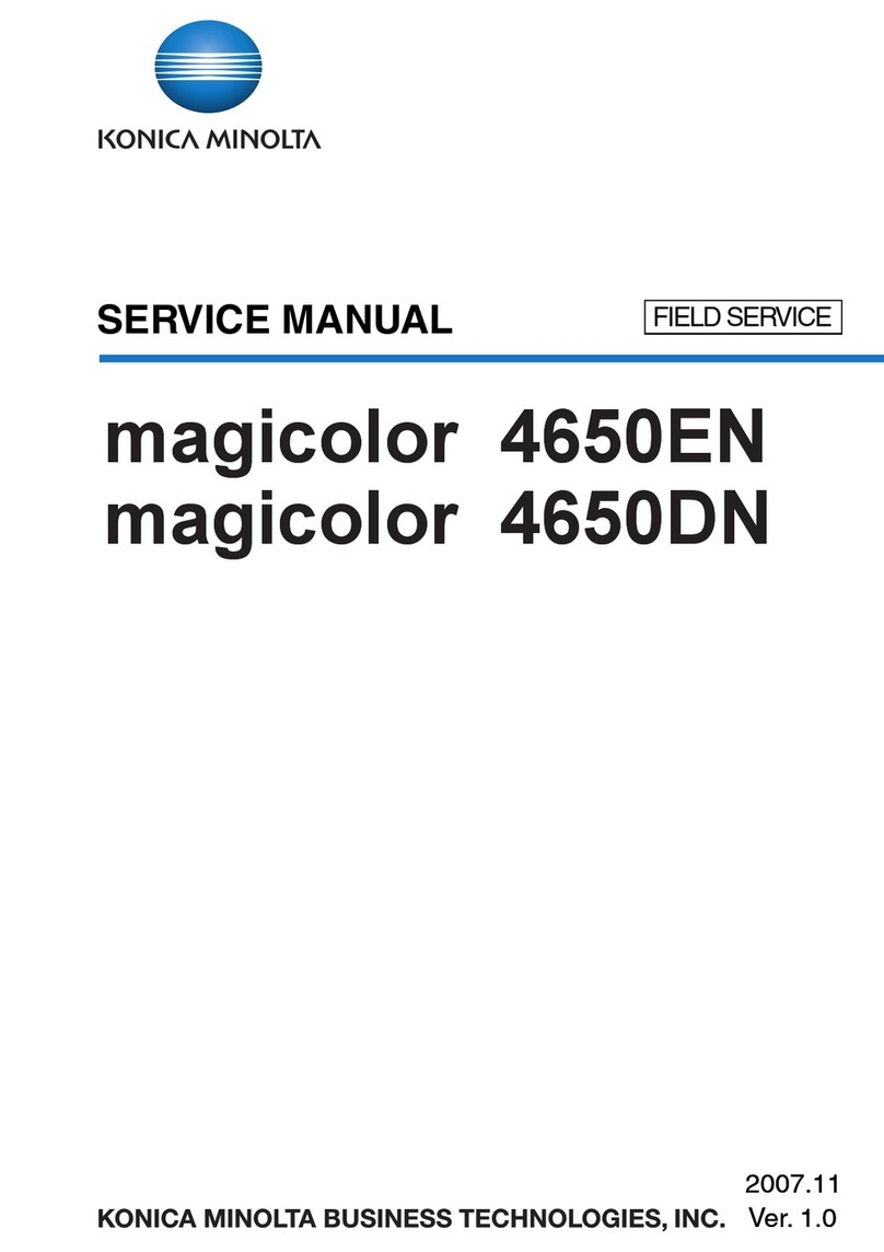 Konica Minolta Magicolor 4650EN Service manual