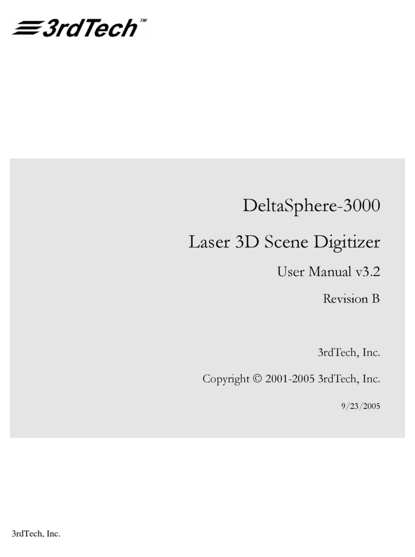 3rdTech DeltaSphere-3000 User manual