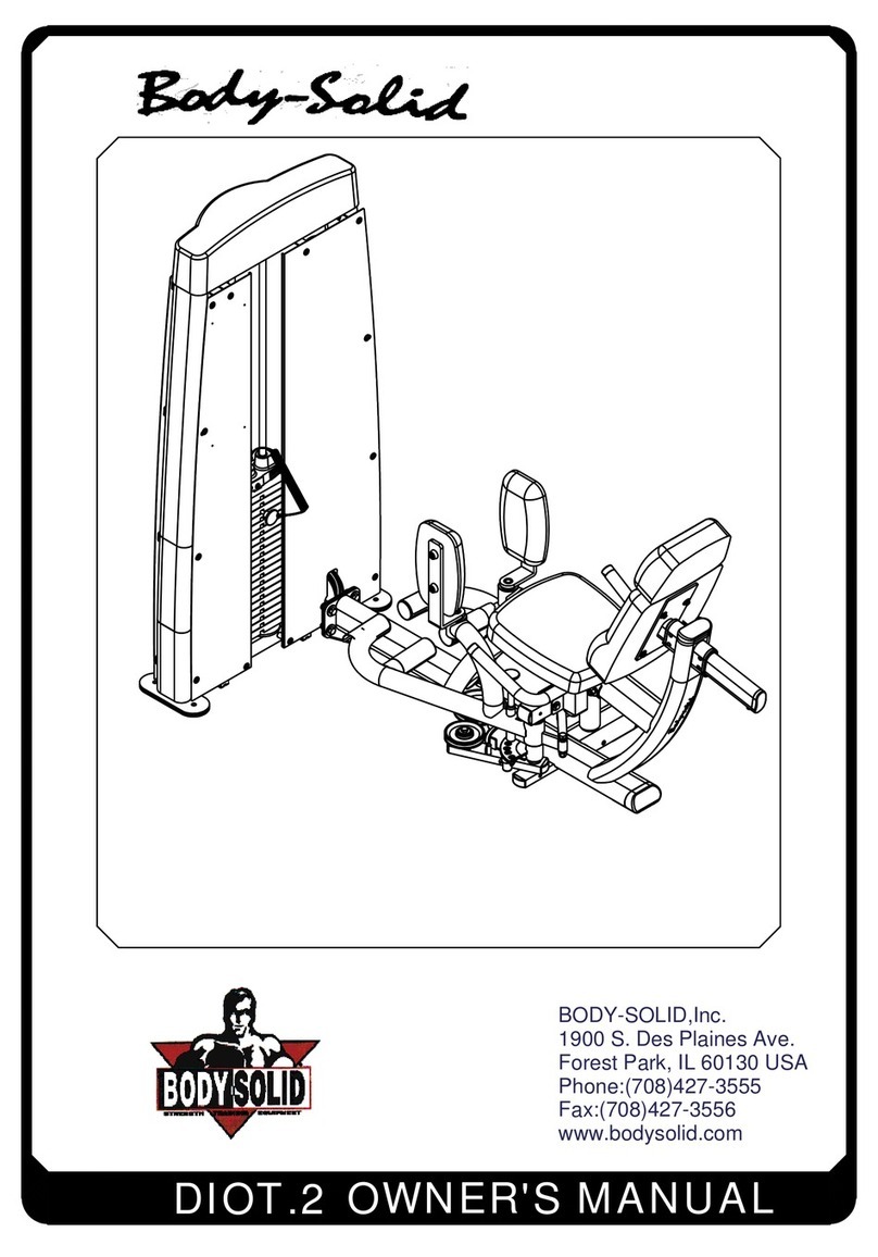 Body Solid DIOT.2 User manual