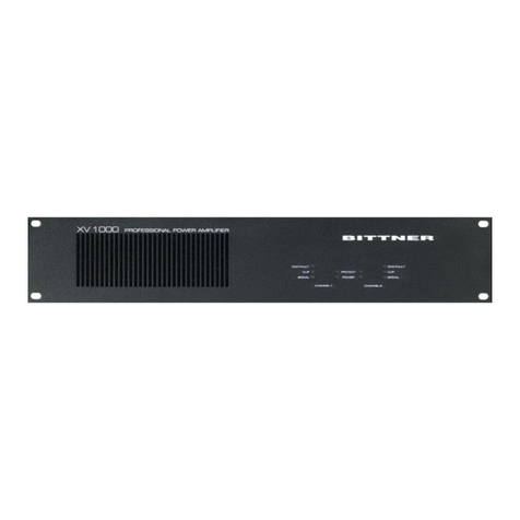 Bittner Audio Basic 200Basic 400Basic 800Basic 1200 User guide