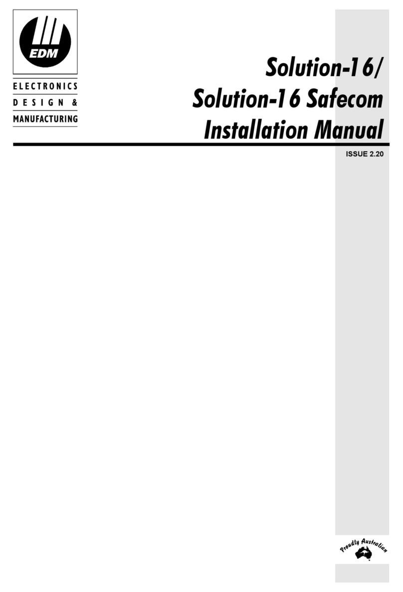 EDM Solution-16 Safecom User manual
