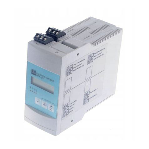 Endress+Hauser RTA421 Manual
