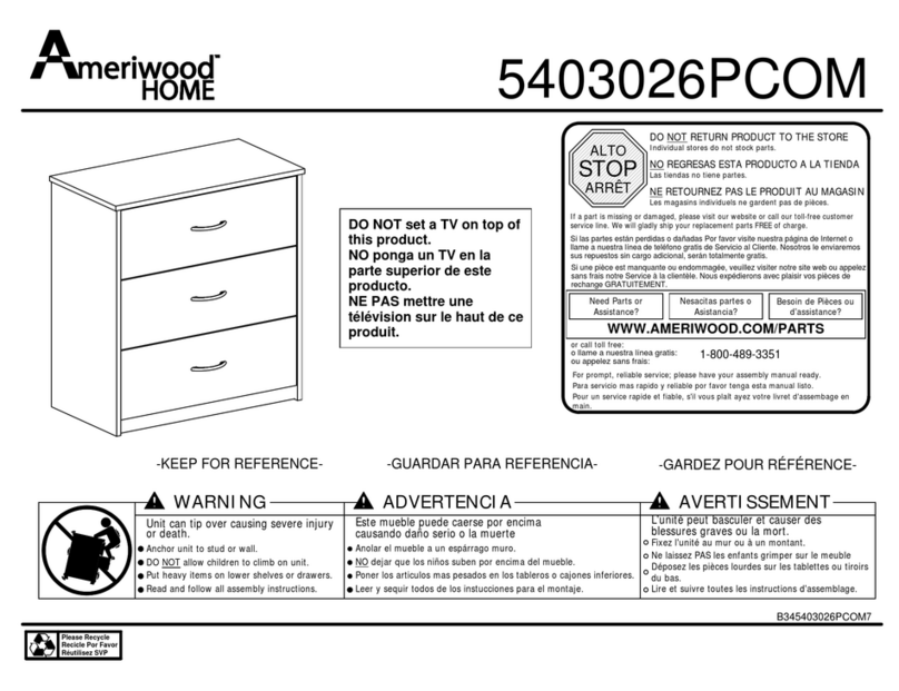 Ameriwood HOME 5403026PCOM User manual