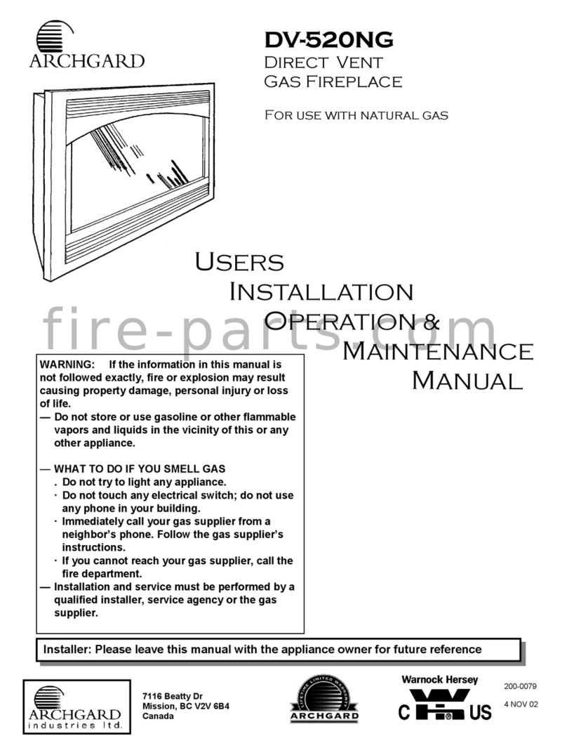 Archgard DV-520NG Owner's manual