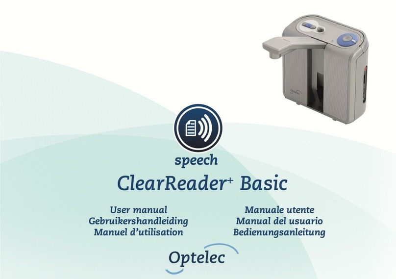 Optelec ClearReader+ User manual