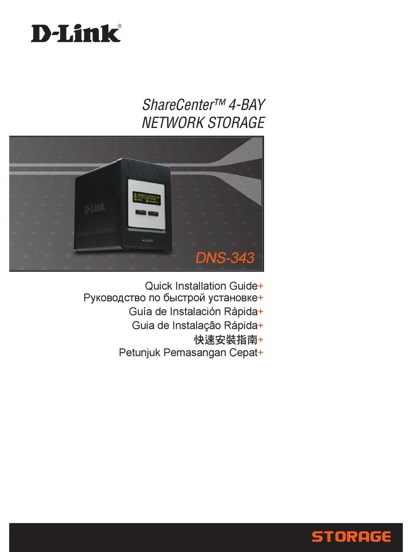 D-Link ShareCenter DNS-343 Quick installation guide