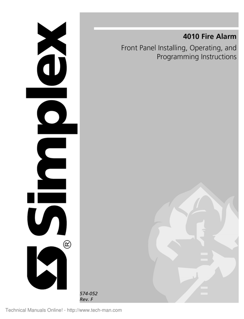 Simplex 4010 Instruction Manual