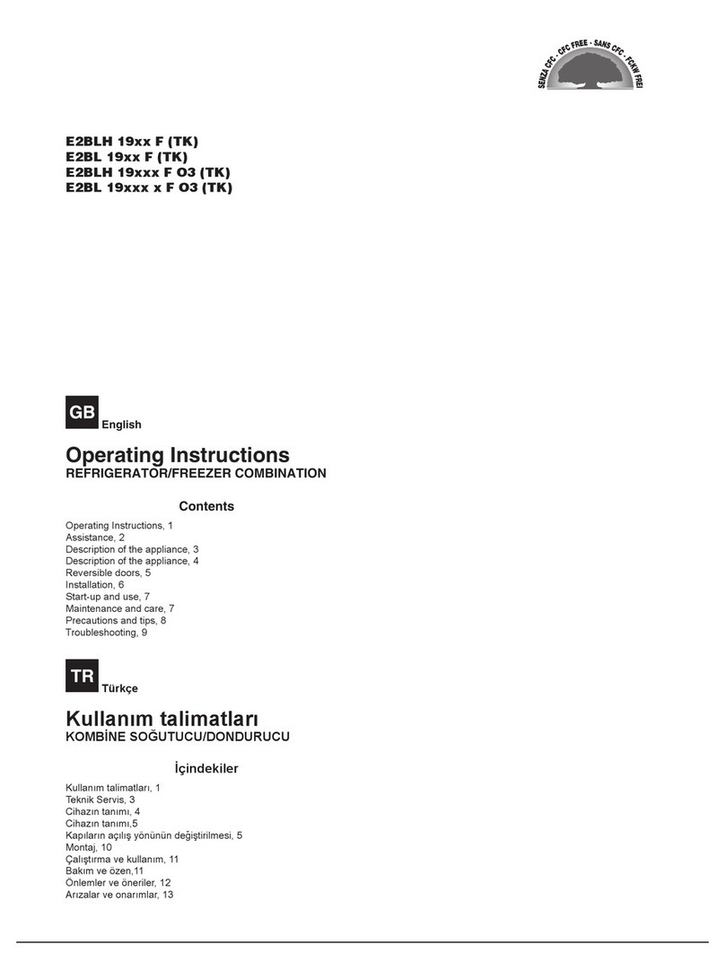Whirlpool E2BLH 19** F TK User manual