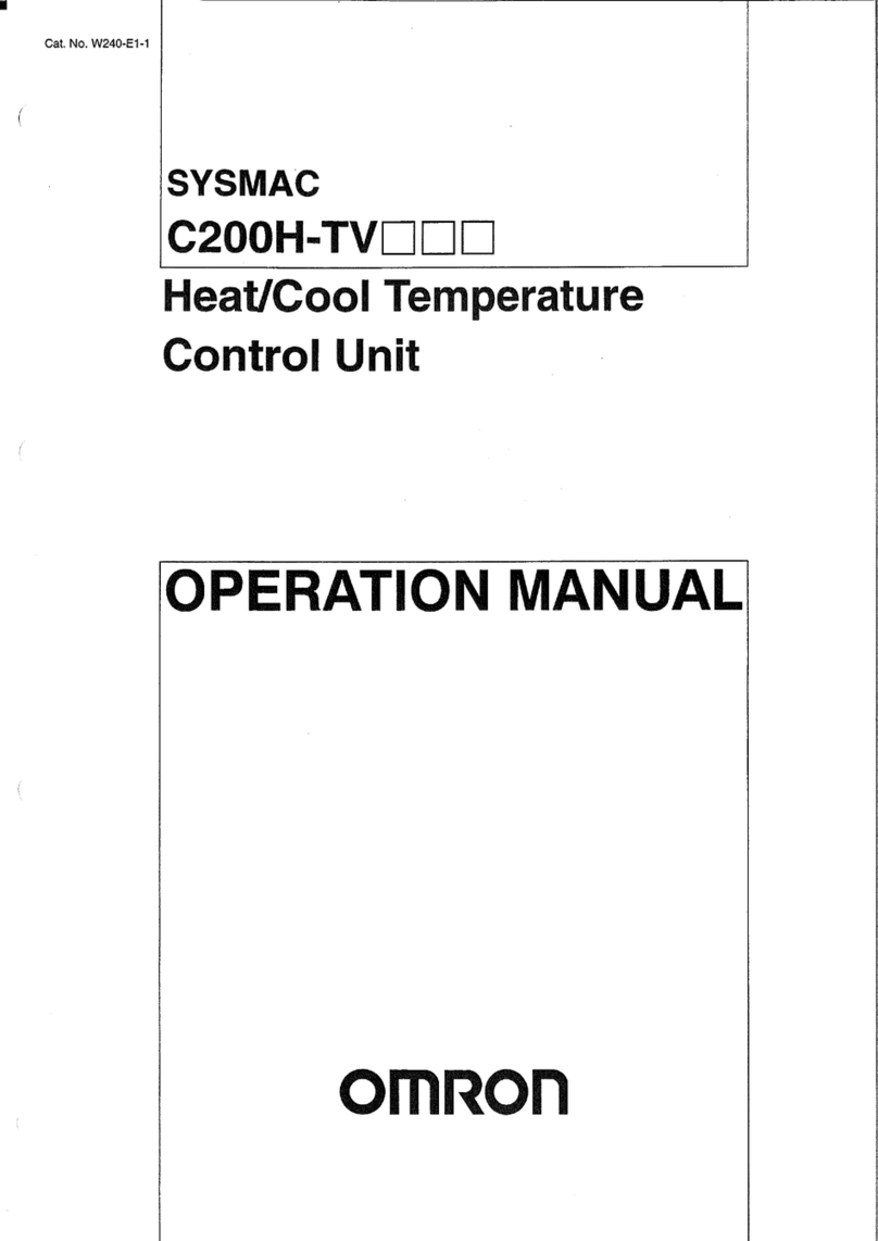 Omron C200H-TV Series Operation manual
