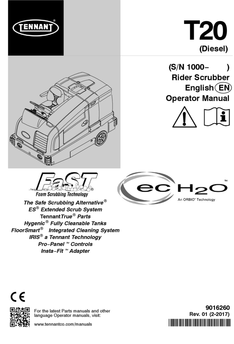 Tennant T20 LPG Operator's manual