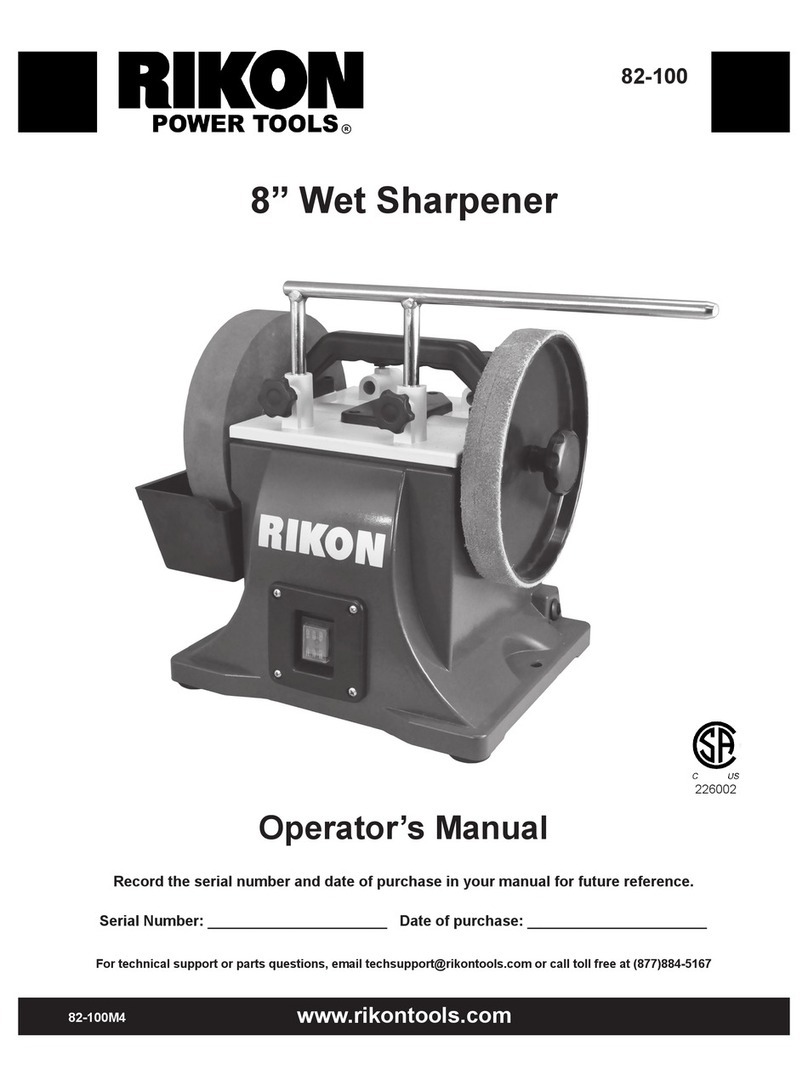 Rikon Power Tools 82-100 User manual
