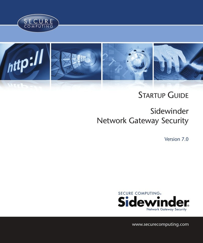 Secure Computing sidewinder User guide
