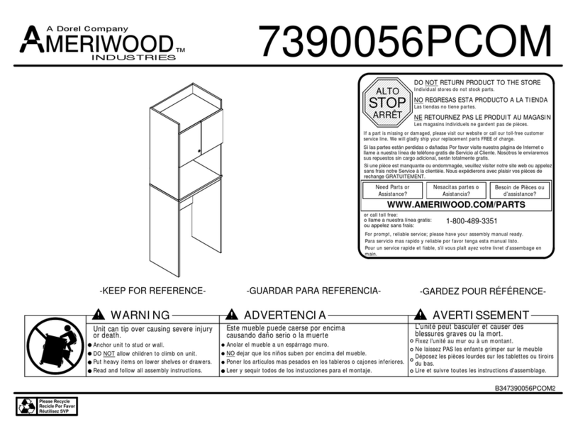 Ameriwood 7390056PCOM User manual