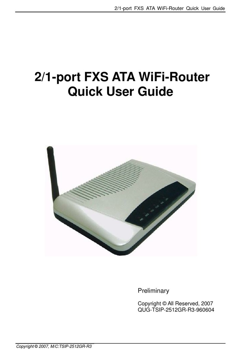 TECOM GR2512 Instruction manual