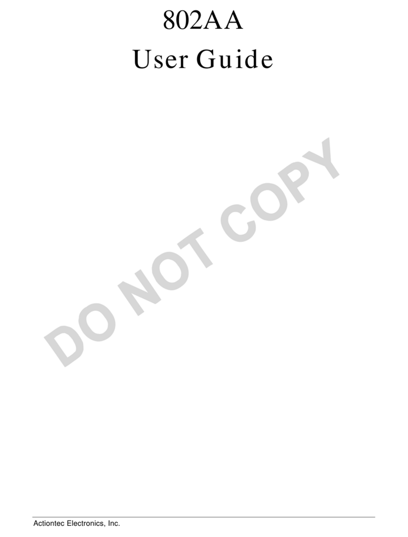 ActionTec 802AA User manual