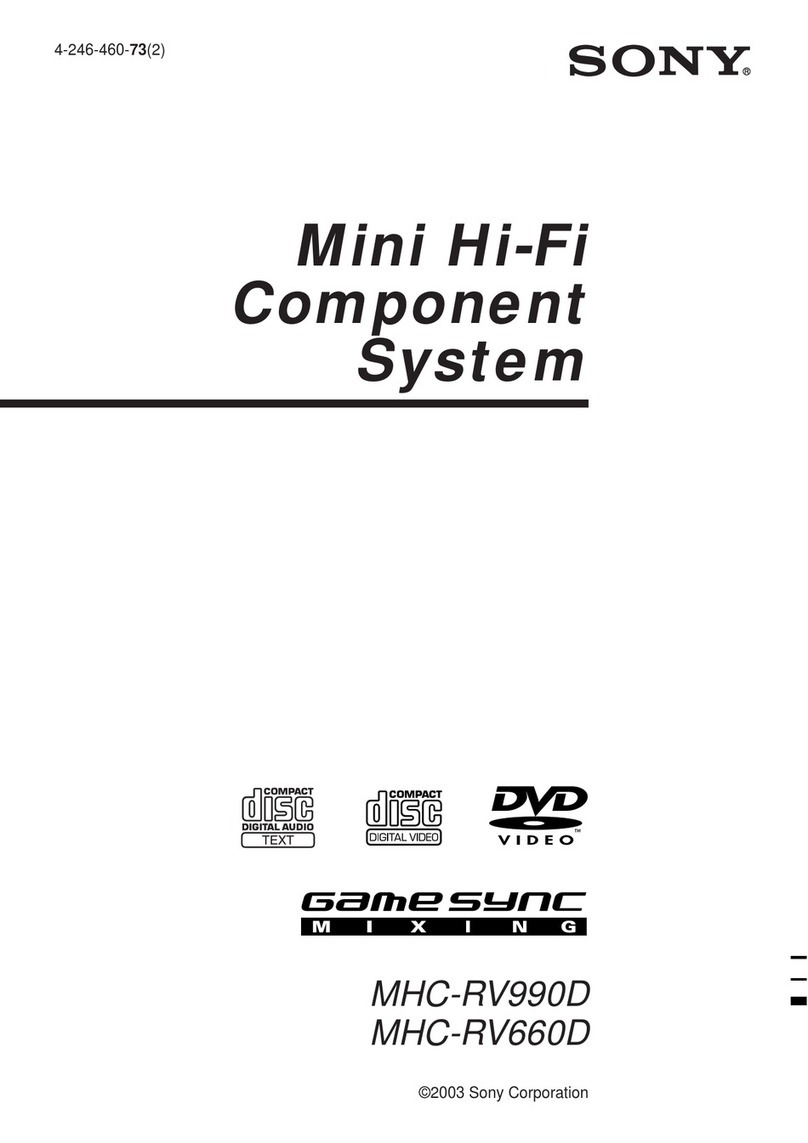 Sony MHC-RV990D User manual