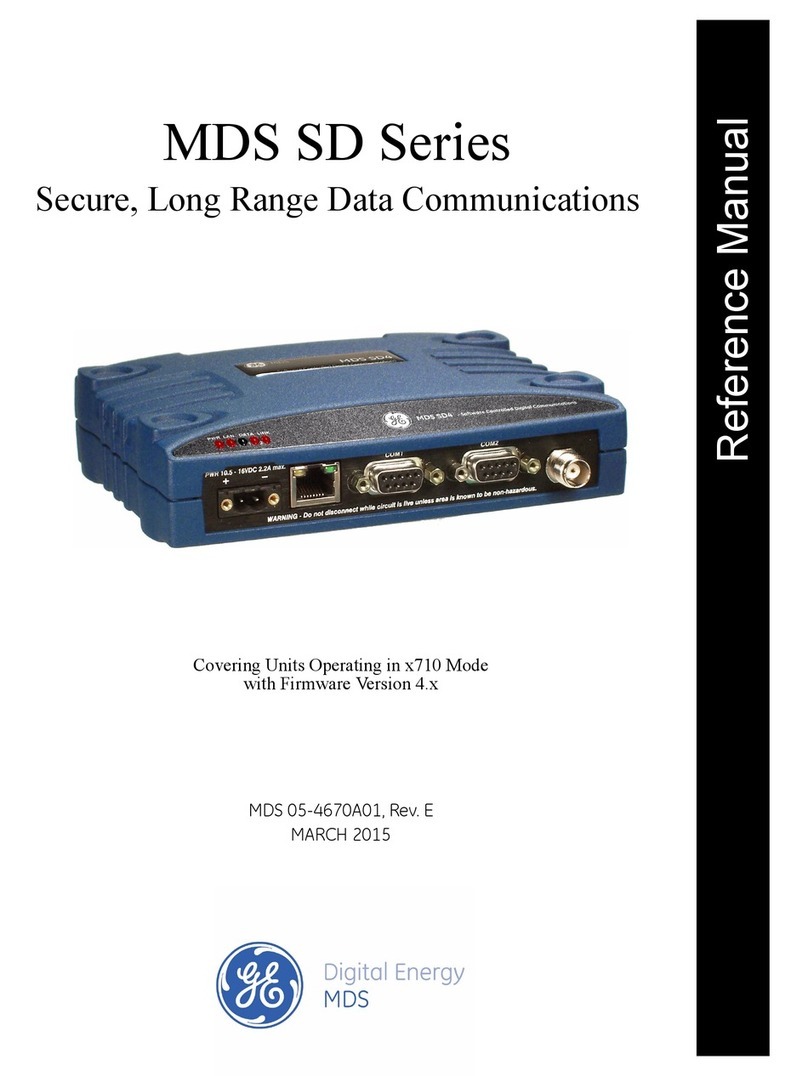 MDS SD2 User manual