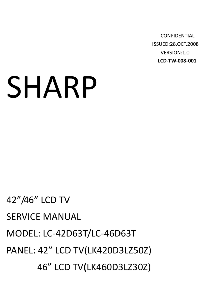 Sharp LC-42D63T User manual