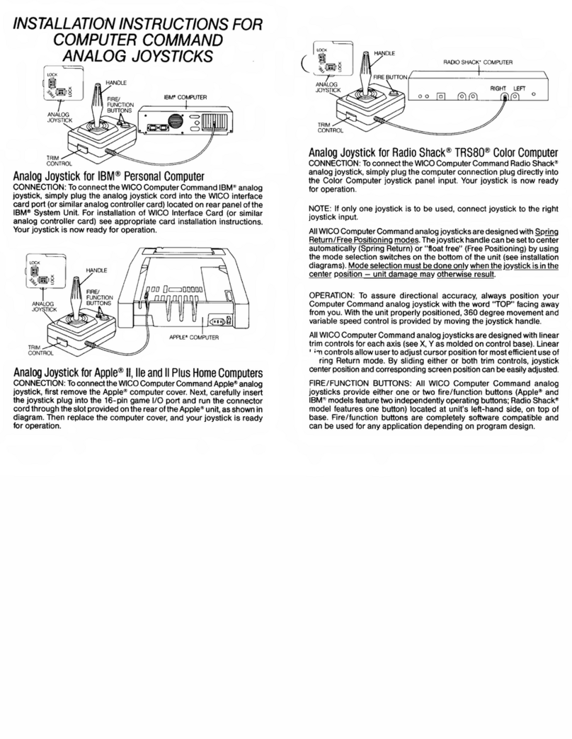 Wico Command Control User manual