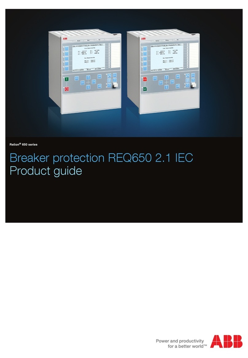 ABB Relion REQ650 User manual