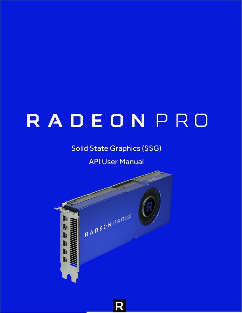 Radeon Pro Solid State Graphics User manual