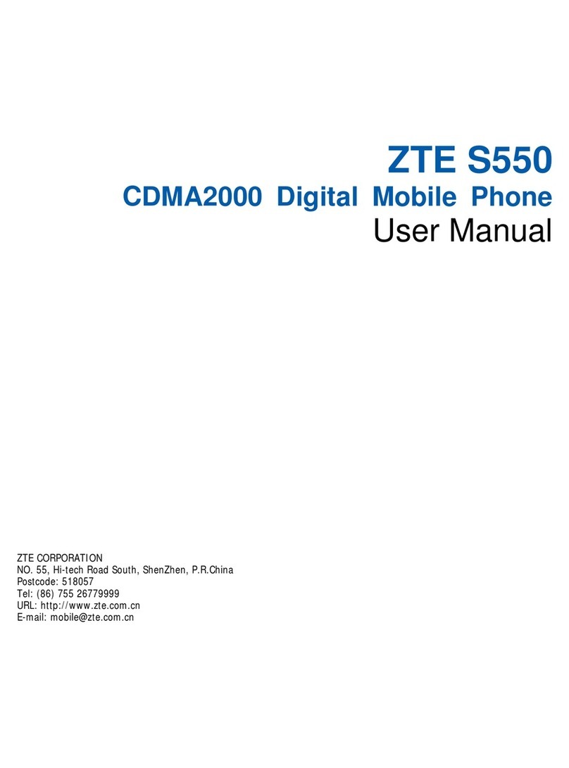 Zte S550 User manual