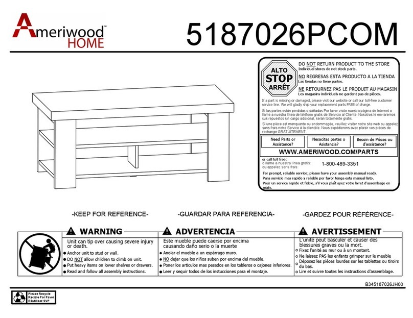 Ameriwood HOME 5187026PCOM User manual