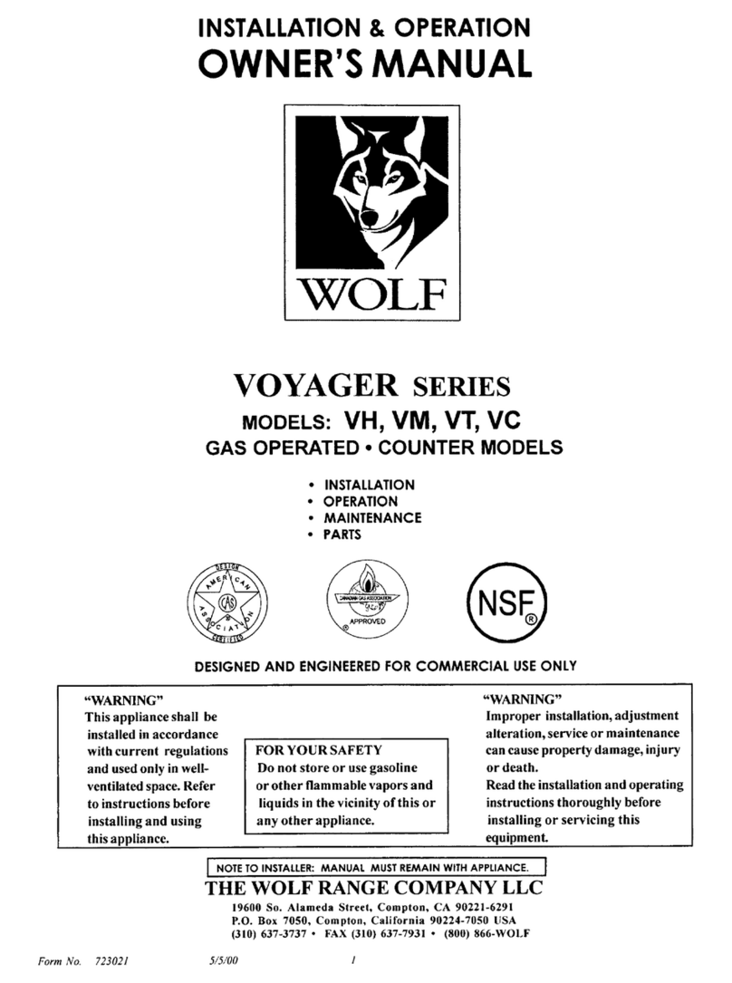 Wolf VH User manual