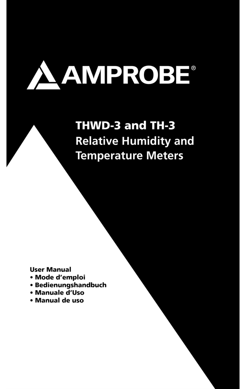 Amprobe THWD-3 User manual