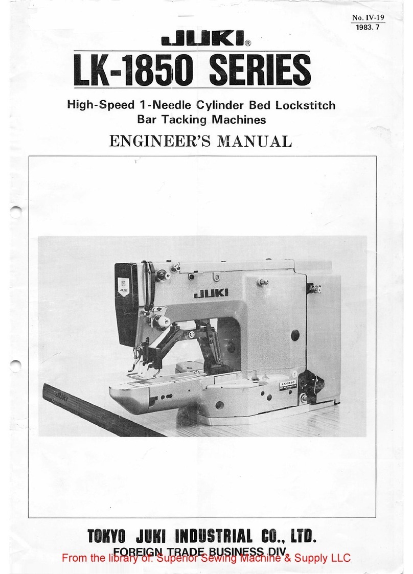 JUKI LK-1850 Series Quick start guide