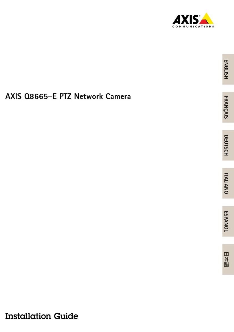 Axis Q8665-E User manual
