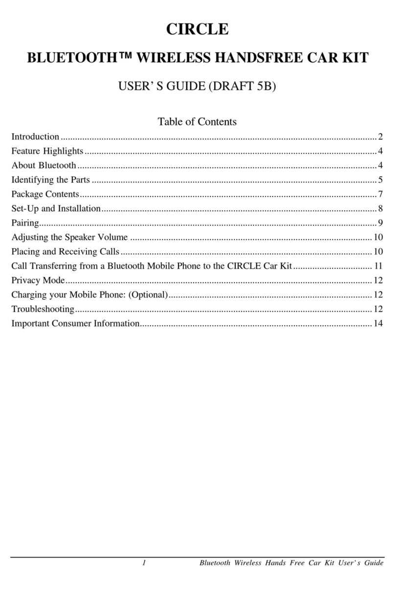 CIRCLE 1000 User manual