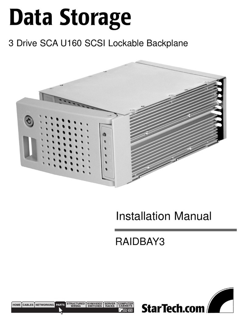 StarTech.com RAIDBAY3 User manual