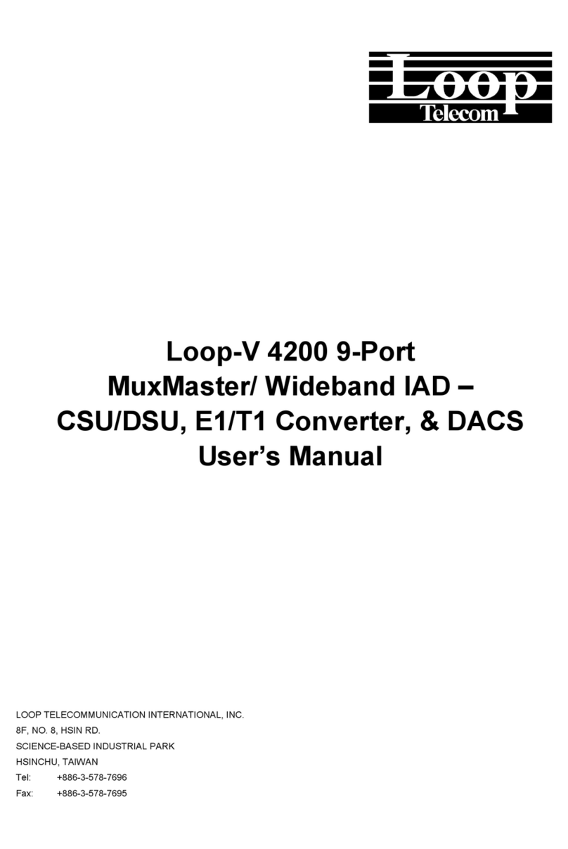 Loop Telecom Loop-V 4200 User manual