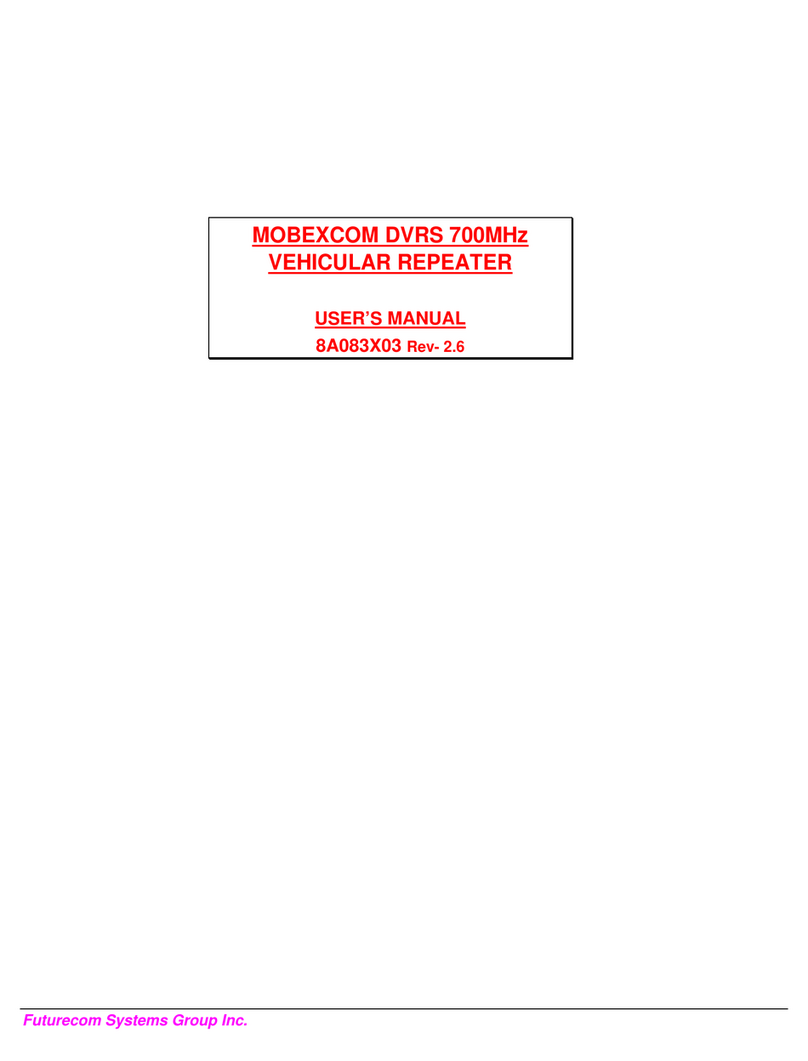 Futurecom MOBEXCOM DVRS User manual
