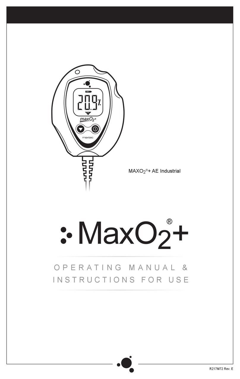 Maxtec MaxO2 Plus User manual